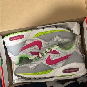 Nike Gray and Pink Athletic Shoes
